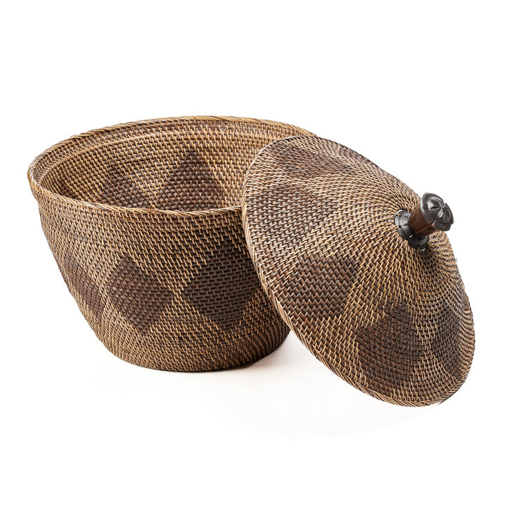 Bazar Bizar The Storage Crown Basket - Natural Brown