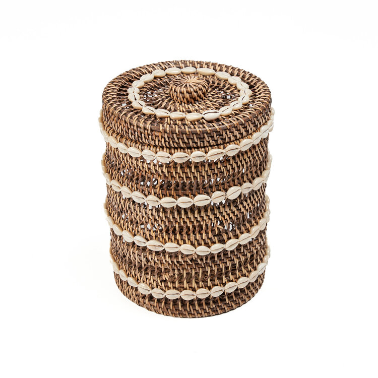 Bazar Bizar The Shell Storage Bin - Natural Brown