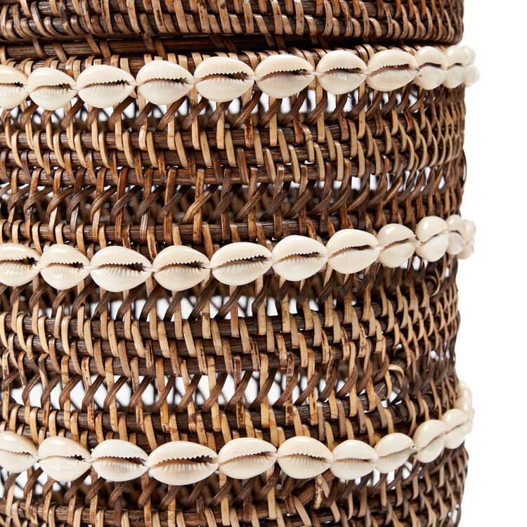 Bazar Bizar The Shell Storage Bin - Natural Brown