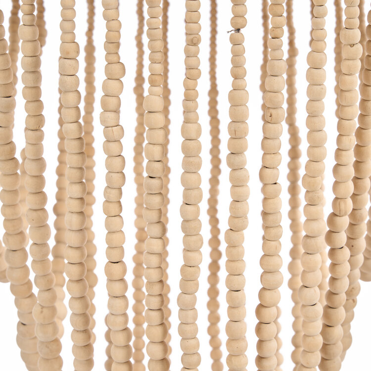 Bazar Bizar Le Lustre Wooden Bead - Naturel - L