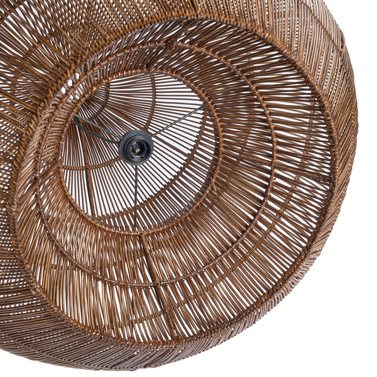 Bazar Bizar La Lampada A Sospensione Desert Gourd - Noce Scuro - L