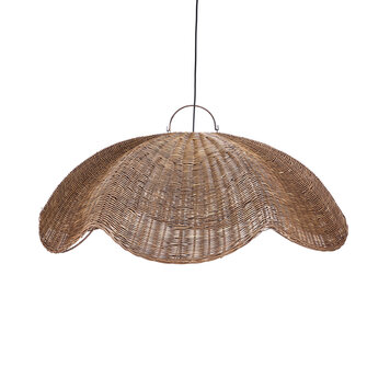 Bazar Bizar De Wave Hanglamp - Donker Noten - L