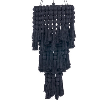Bazar Bizar The Nomad Cotton Chandelier - Black - XL