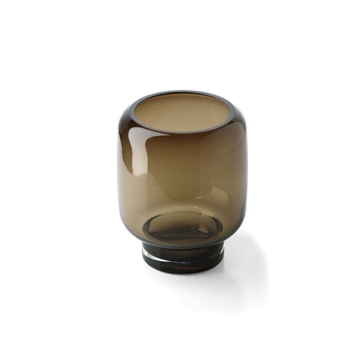 Bazar Bizar Die Smoky Cube Vase - Braun - S