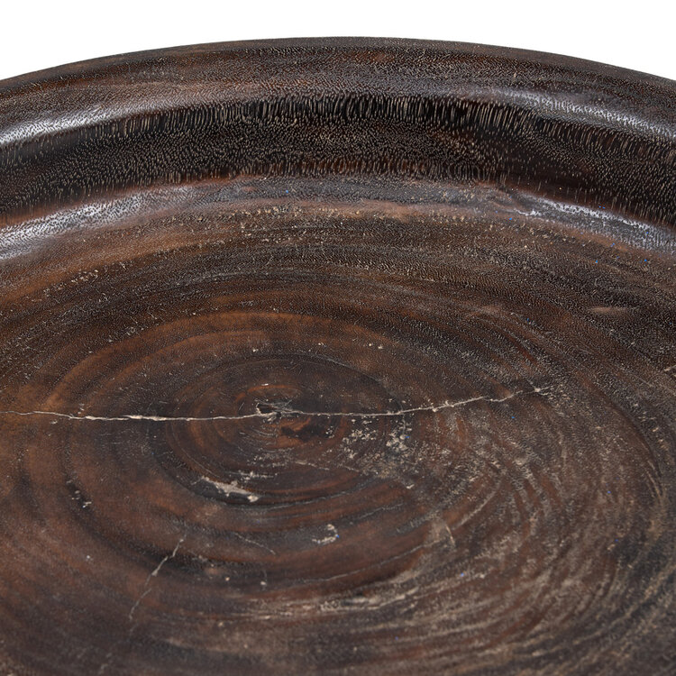 Bazar Bizar De Banyan Kom - Donker Notenhout