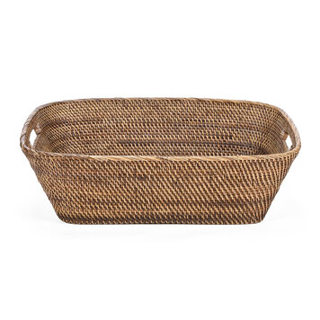 Bazar Bizar The Hannah Laundry Basket - Natural Brown - L