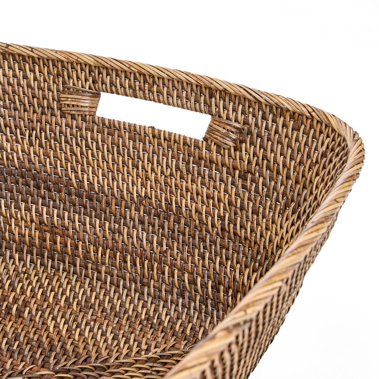 Bazar Bizar Der Hannah Wäschekorb - Naturbraun - L