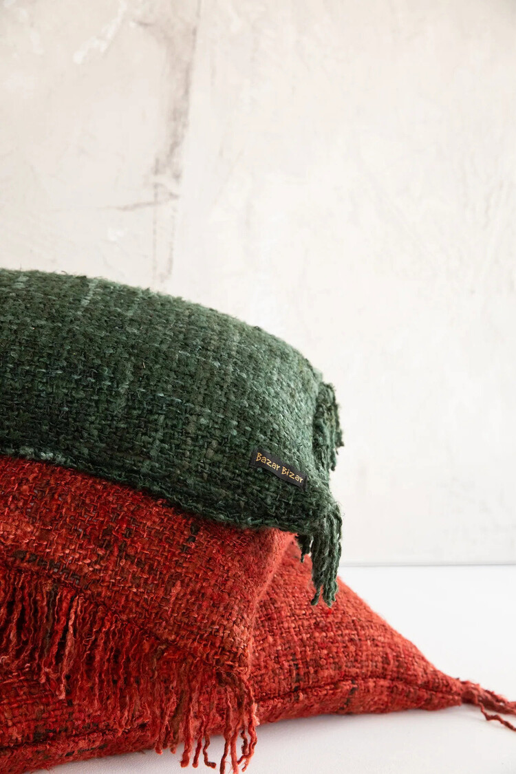 Bazar Bizar La Funda De Cojín Oh My Gee - Verde Bosque - 30x50