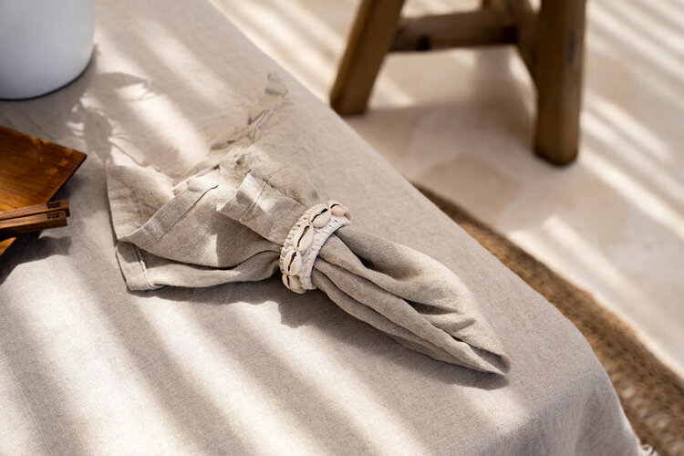 Bazar Bizar The Linen Napkin - Beige - Set of 4