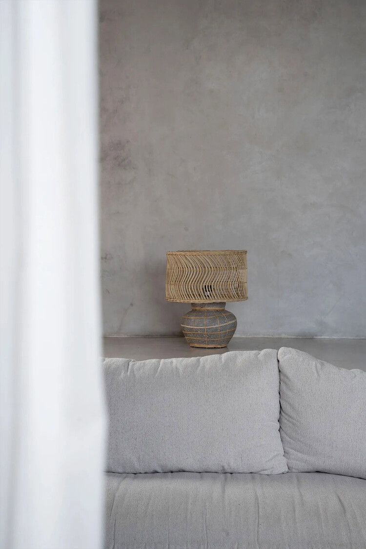 Bazar Bizar The Kythira Table Lamp - Natural Concrete