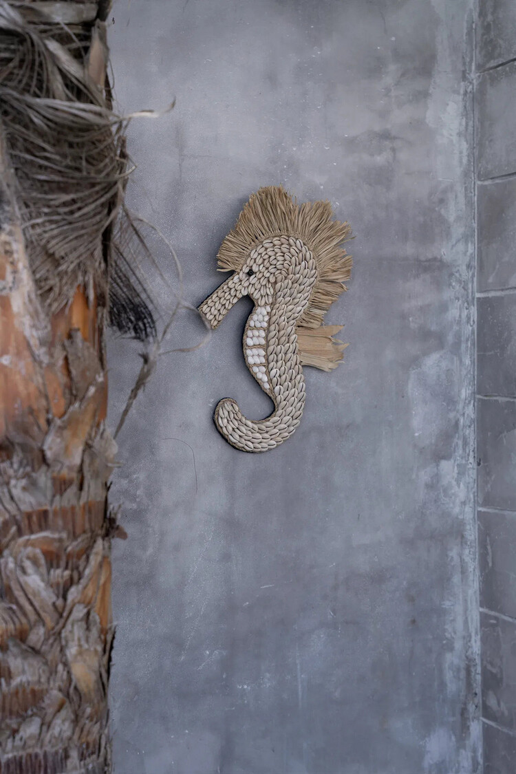 Bazar Bizar The Shell Sea Horse - White