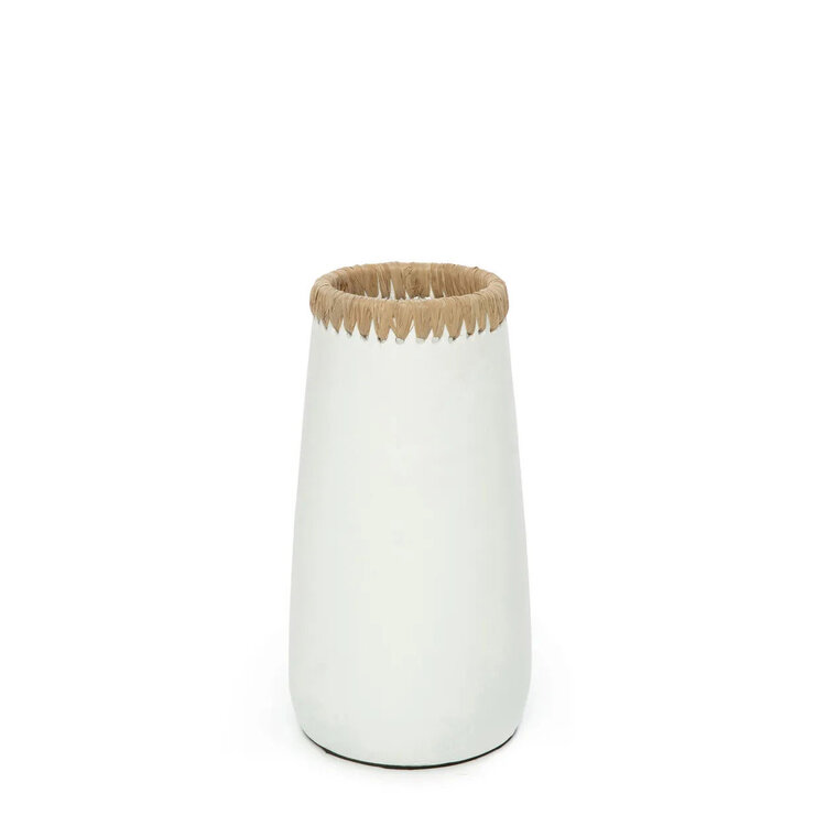 Bazar Bizar Le Vase Sneaky - Blanc Naturel - M