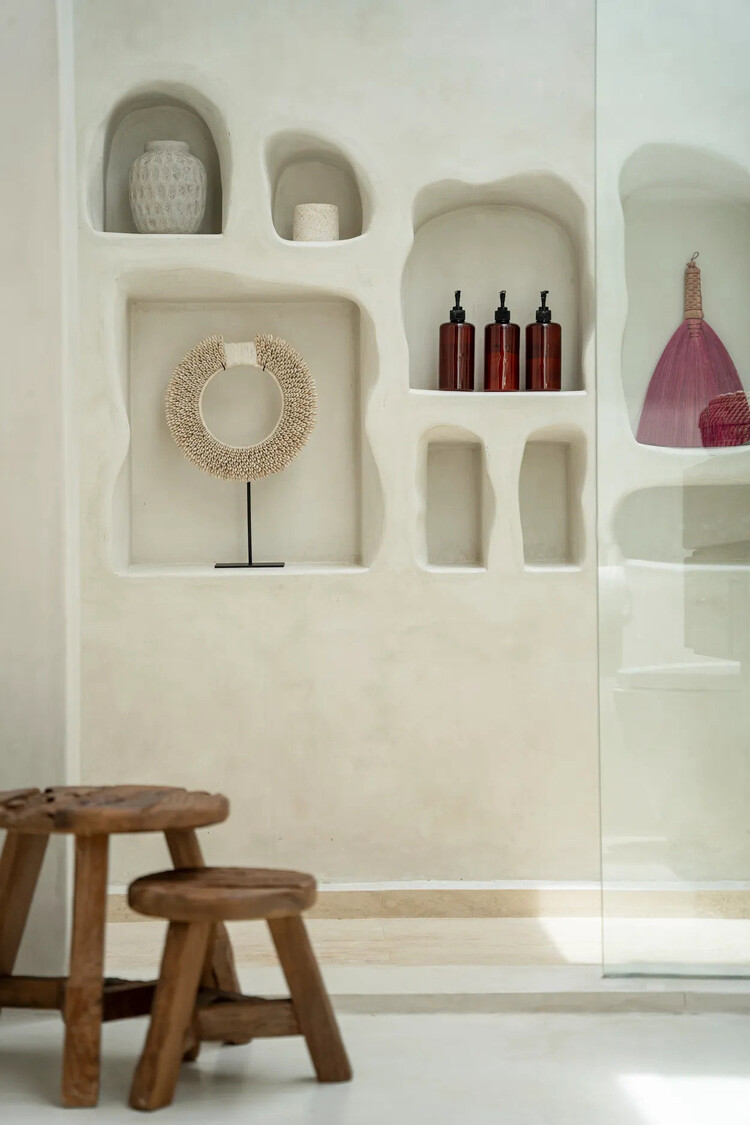 Bazar Bizar Papua Shell Disc Sur Pied - Blanc - M