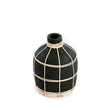 Bazar Bizar Die Whoopy Vase - Schwarz Natur - S
