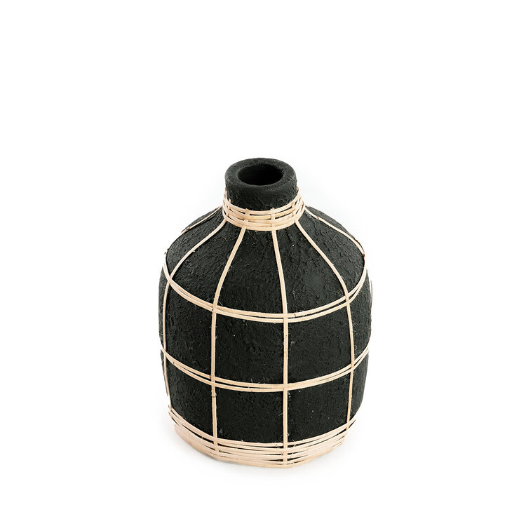 Bazar Bizar The Whoopy Vase - Black Natural - S