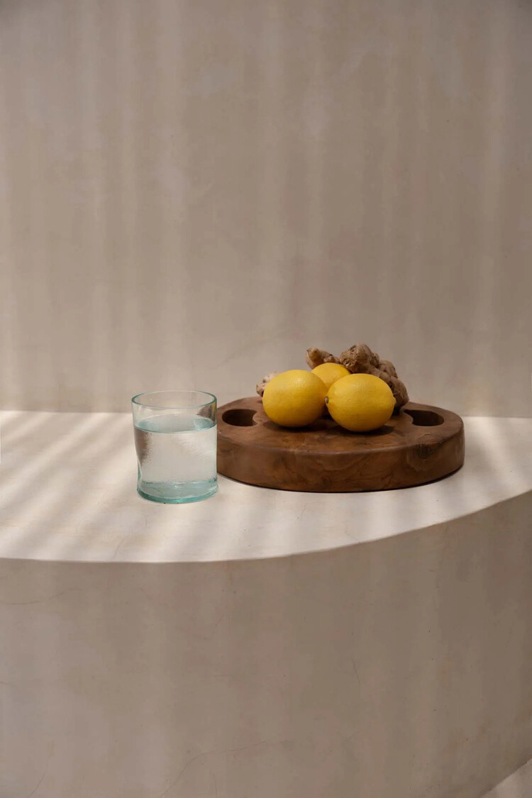 Bazar Bizar Il Vassoio Con Teak Root - Naturale - S