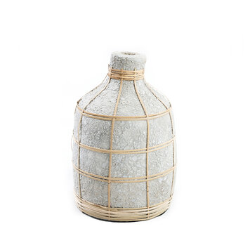 Bazar Bizar The Whoopy Vase - Concrete Natural - M