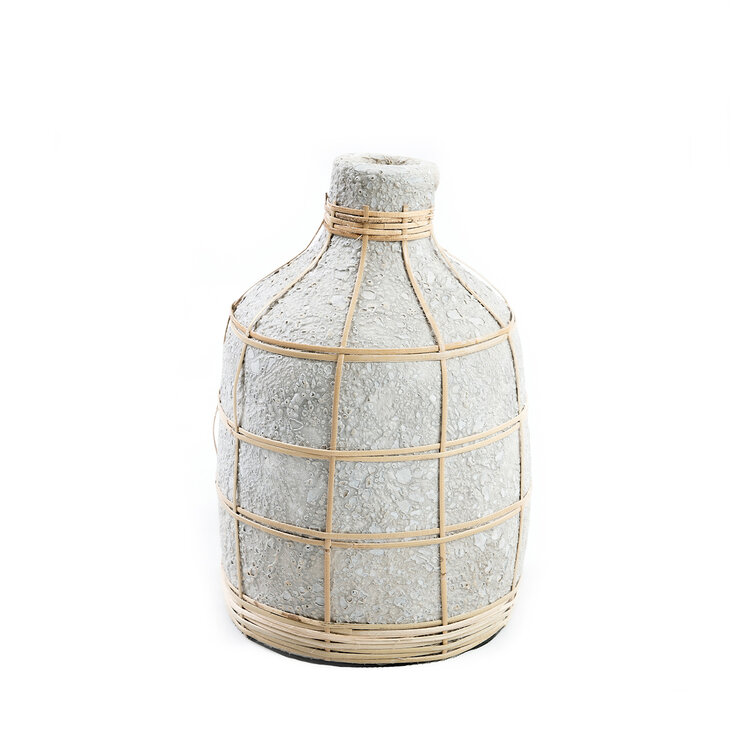 Bazar Bizar The Whoopy Vase - Concrete Natural - M