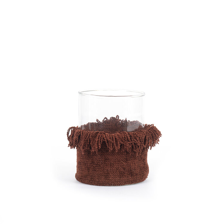 Bazar Bizar De Oh My Gee Kaarsenhouder - Bordeaux Velvet - L