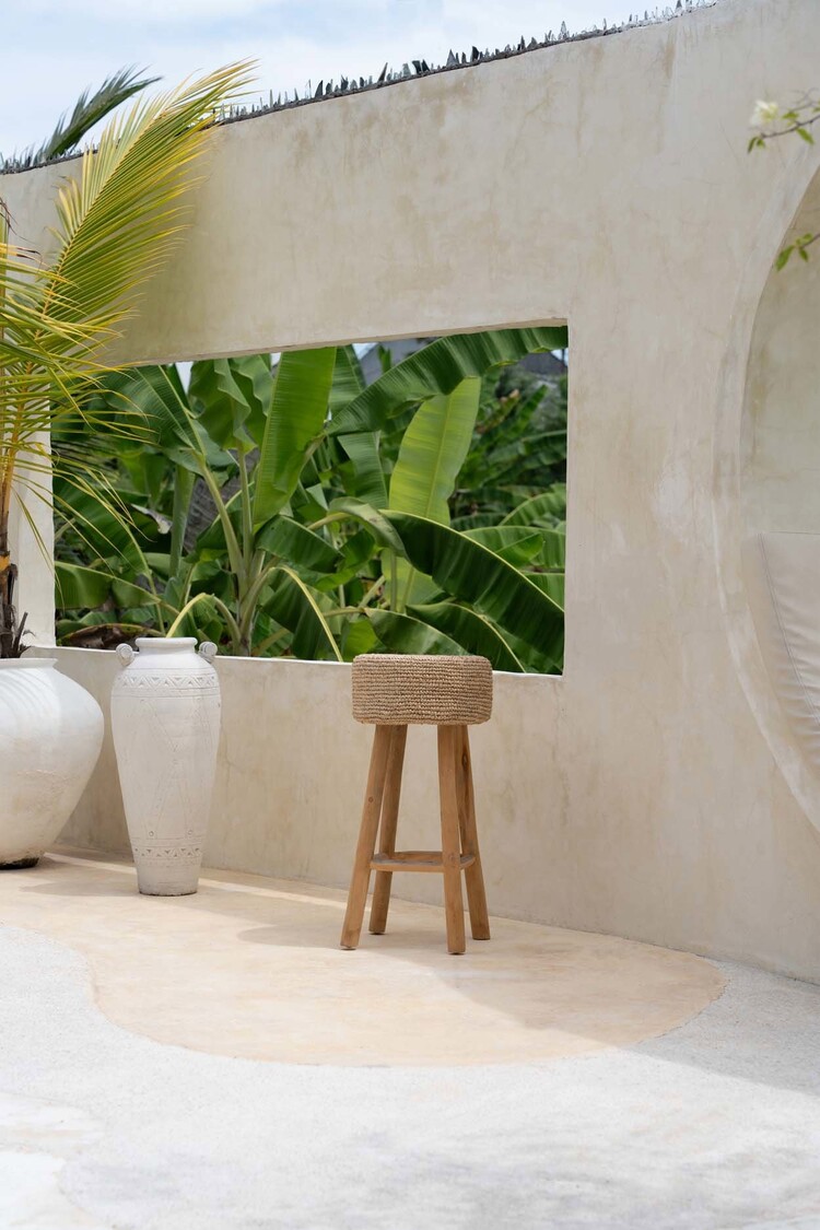 Bazar Bizar The Raffia Bar Stool