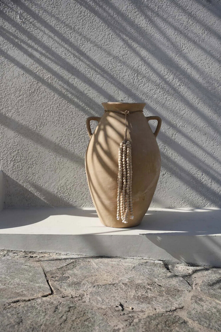 Bazar Bizar De Houten Kralen Kwastje - Naturel