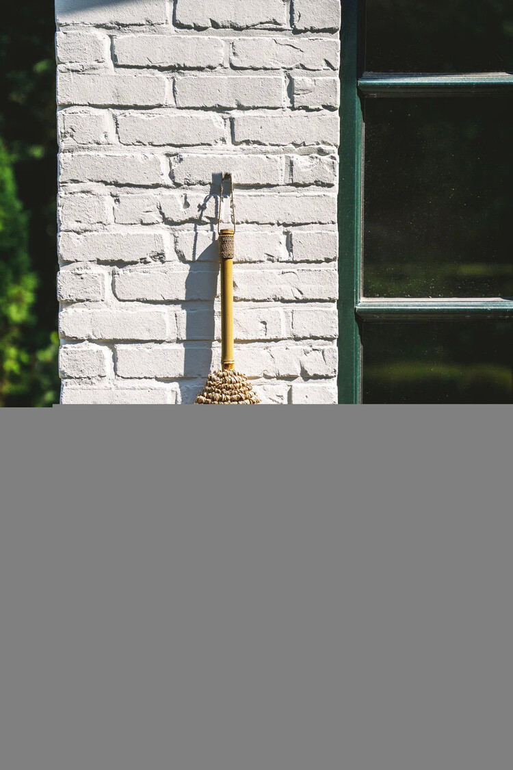 Bazar Bizar De Raffia Bezem - Natuurlijk