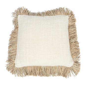 Bazar Bizar The Saint Tropez Cushion Cover - Natural White - 60x60