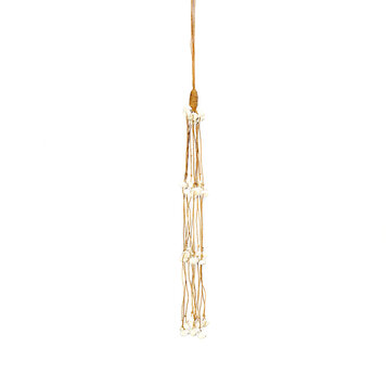Bazar Bizar The Long Shell Tassel - White