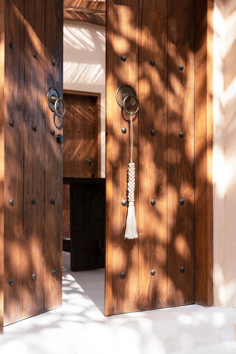 Bazar Bizar Le Perline Di Legno Con Nappa Di Cotone - Bianco Naturale