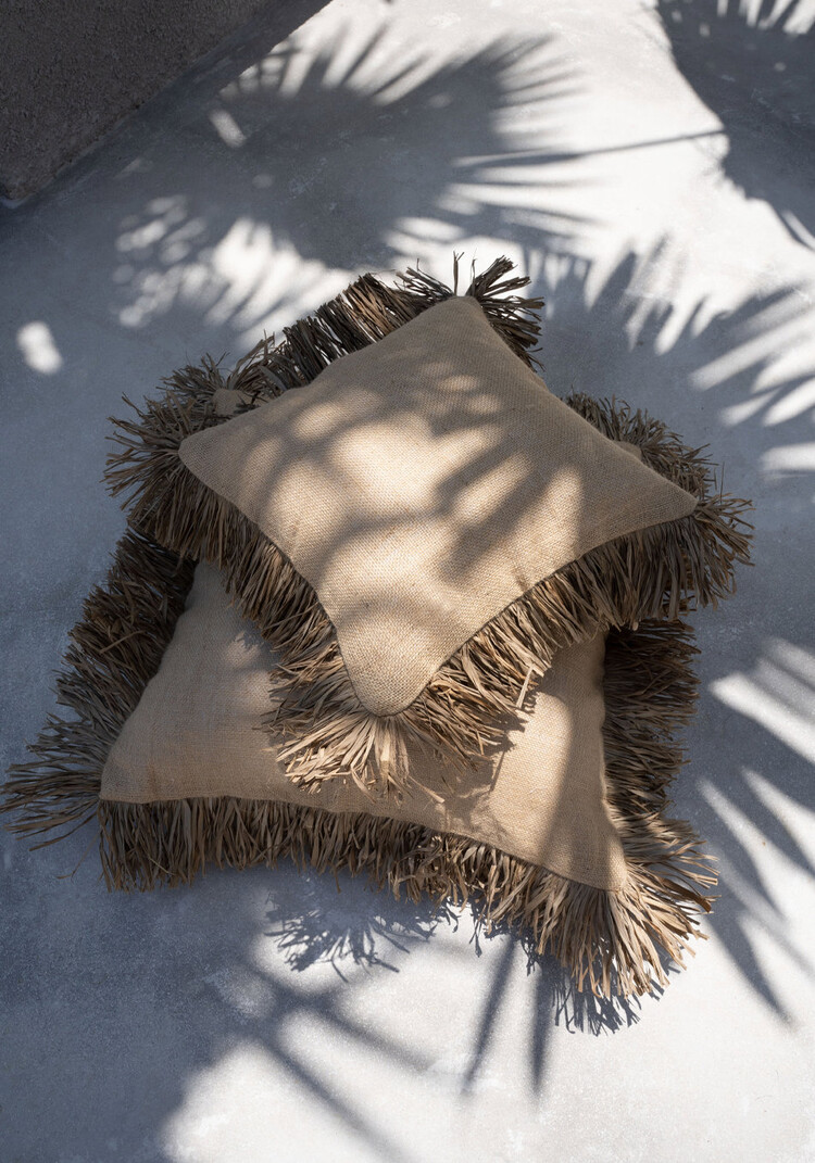 Bazar Bizar Housse De Coussin Jute Bonita - Naturel - 40x40