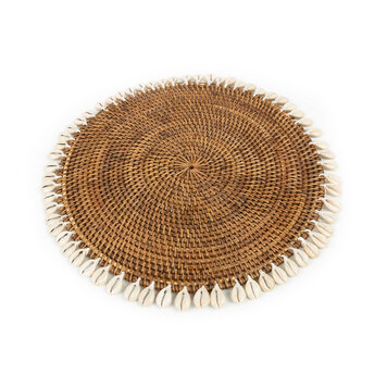 Bazar Bizar De Colonial Shell Placemat - Naturel Bruin