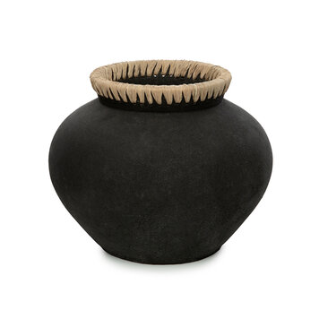 Bazar Bizar Le Vase Styly - Noir Naturel - L