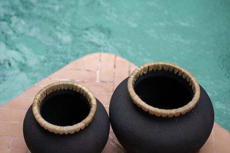 Bazar Bizar Il Vaso Styly - Nero Naturale - L