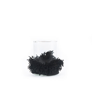 Bazar Bizar The Oh My Gee Candle Holder - Black Velvet - M