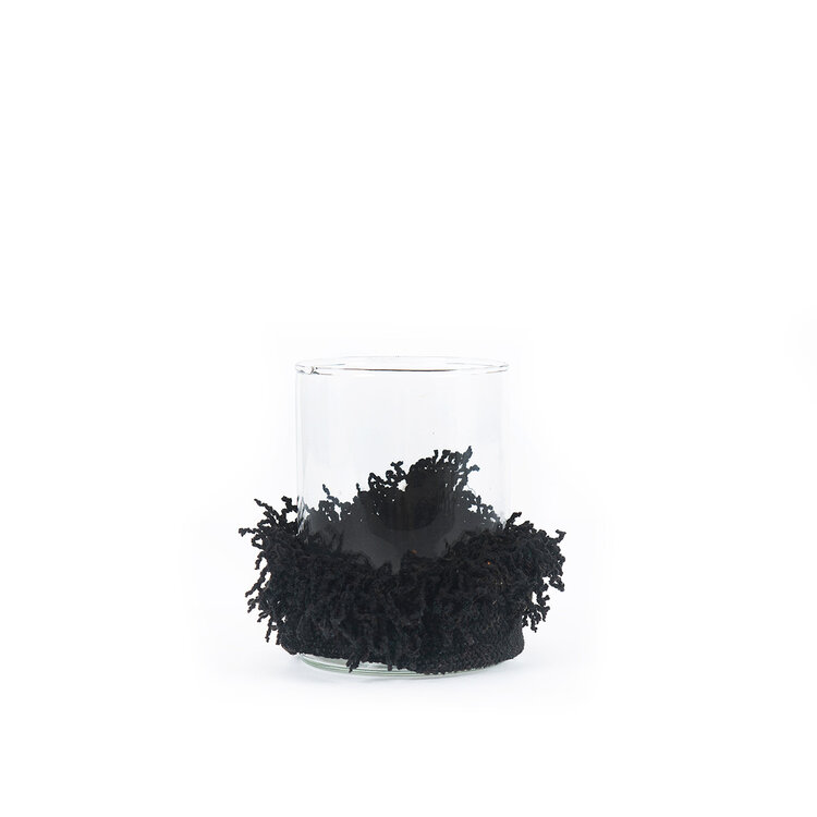 Bazar Bizar The Oh My Gee Candle Holder - Black Velvet - M