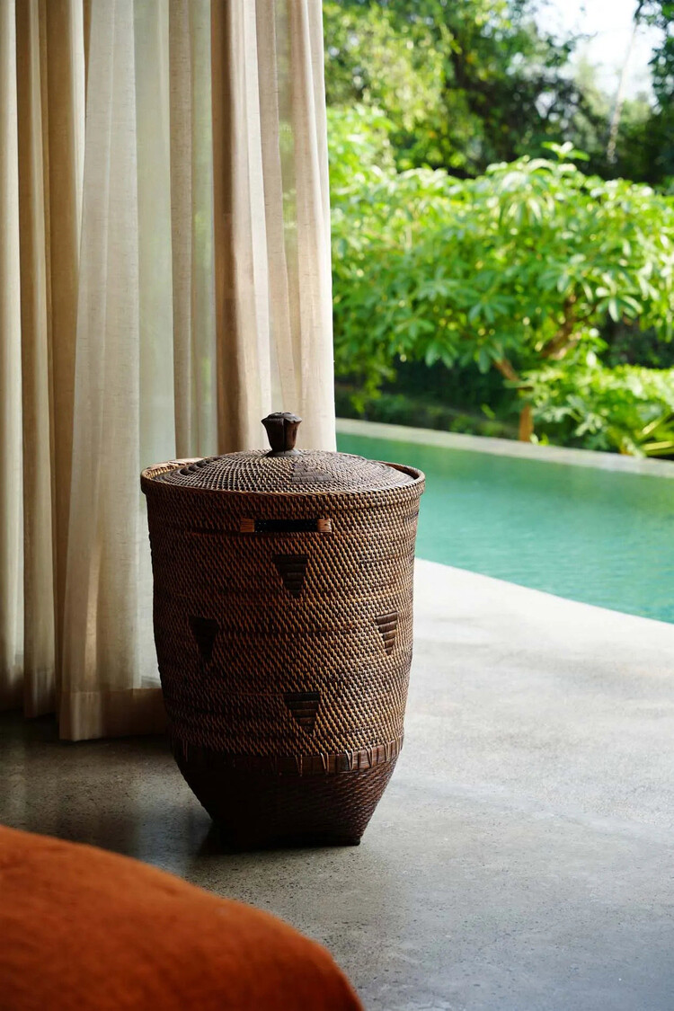 Bazar Bizar The Colonial Laundry Basket - Natural Brown - XL