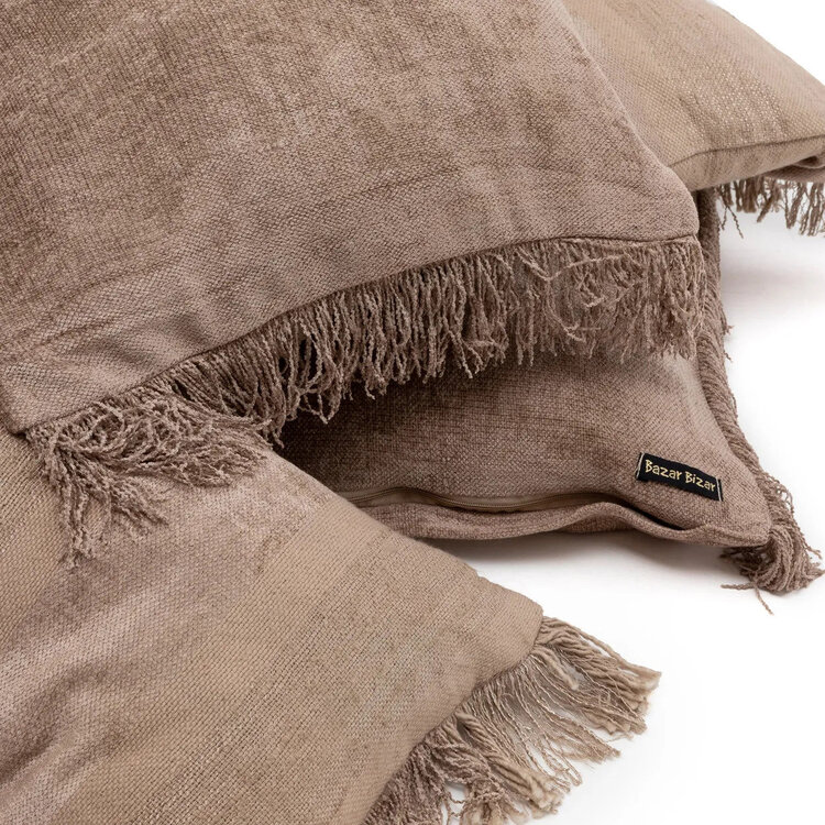 Bazar Bizar Funda De Cojín Oh My Gee - Terciopelo Concreto - 35x100