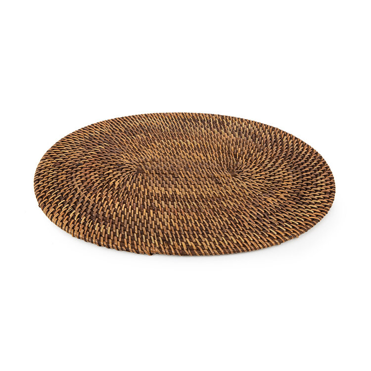 Bazar Bizar De Koloniale Ovale Placemat - Natuurlijk Bruin