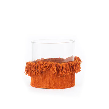 Bazar Bizar The Oh My Gee Candle Holder - Rust Velvet - XL