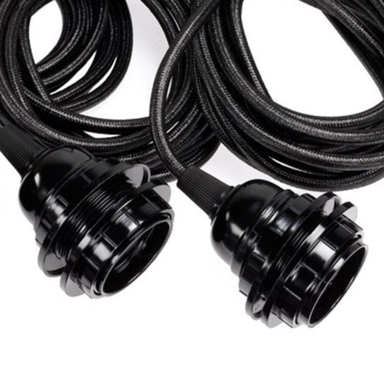 Bazar Bizar Fitting Lamps Ceiling - Black - 3 Fittings