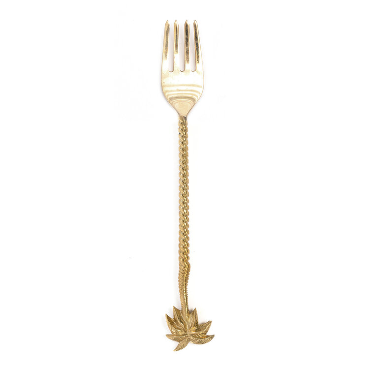 Bazar Bizar The Palm Tree Fork - Gold