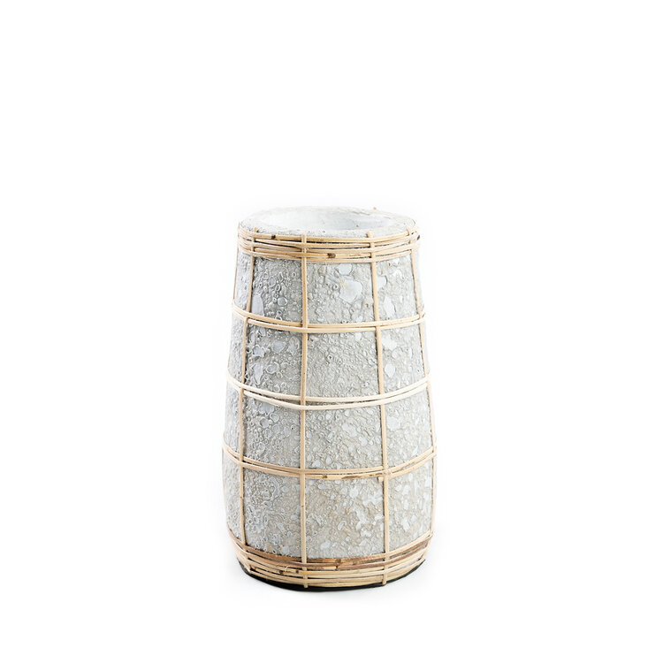 Bazar Bizar Le Vase Cutie - Béton Naturel - S