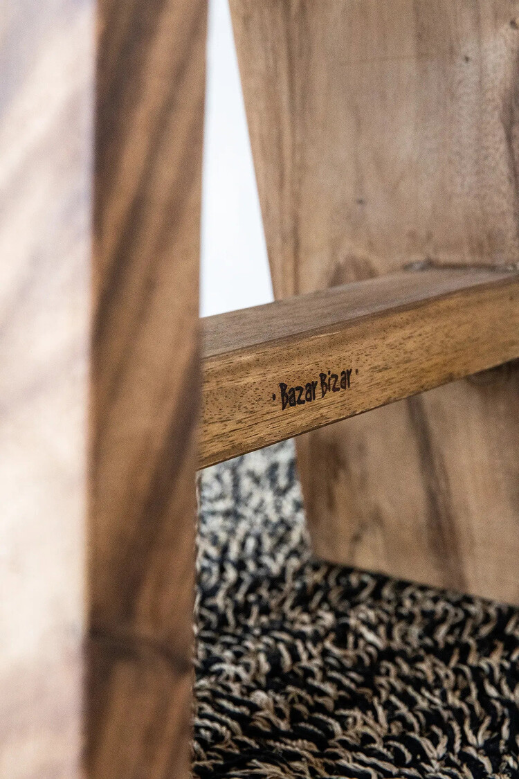 Bazar Bizar Het Seagrass Tapijt - Naturel Zwart - 200