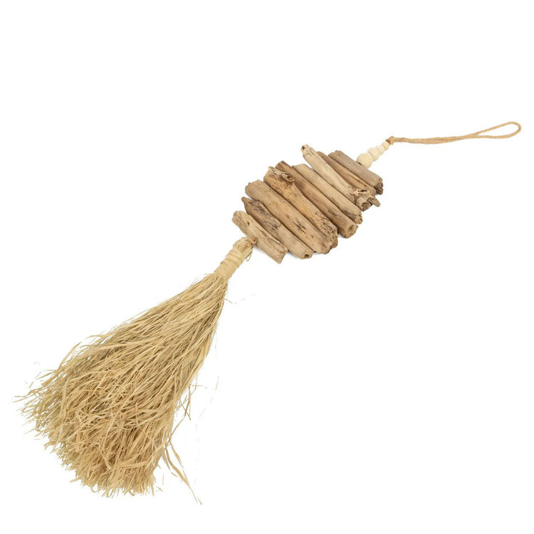 Bazar Bizar De Raffia Driftwood Hangdecoratie