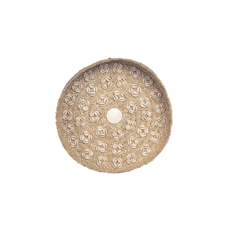 Bazar Bizar The Caribe Shell Plate - Natural White - M