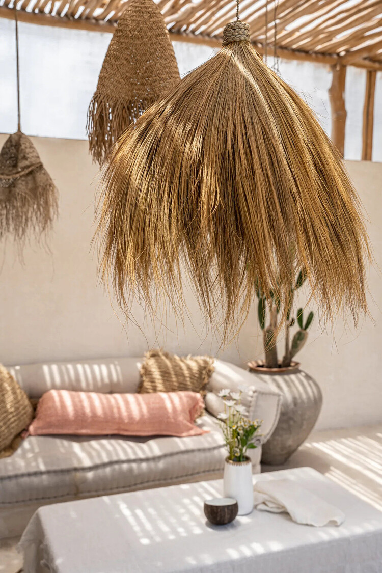 Bazar Bizar Die Rayung Hut Pendelleuchte - Natur - L