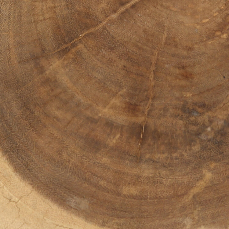 Bazar Bizar Le Tabouret Tribe - Blanc Naturel