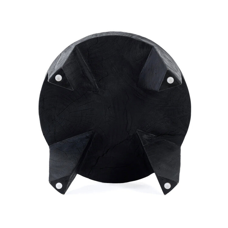 Bazar Bizar La Mesa De Centro Madero - Negro