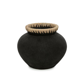 Bazar Bizar Le Vase Styly - Noir Naturel - M