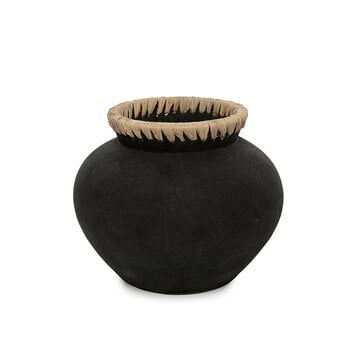 Bazar Bizar The Styly Vase - Black Natural - M